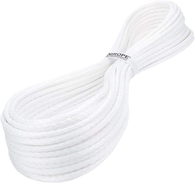 Dyneema Touw - Sterk Koord - Buiten Gebruik - SK78 Gestrekt Gecoat - 3mm x 10m - Wit