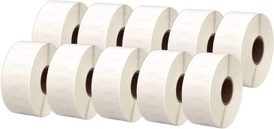 Dymo 99010 - Labels Wit 10-pack - Huismerk Compatible - Geschikt voor Dymo LabelWriter 310 Dymo LabelWriter 320 Dymo LabelWriter 330 Dymo LabelWriter 4 XL Dymo LabelWriter 400 Dymo LabelWriter 400 DUO Dymo LabelWriter 400 TURBO