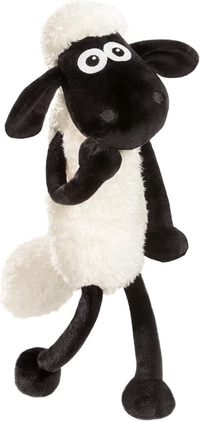 Schaap Pluche Dier - Knuffel Lammetje - Spelen en Knuffelen - Gemaakt van gerecyclede materialen - 50 cm - Wit