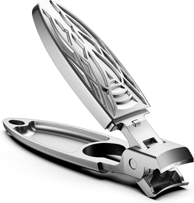 Professionele Nagelknippers met Vangbak - Brede Klem voor Dikke Teennagels, Ergonomisch Ontwerp en Beschermende Case voor Veilig Gebruik