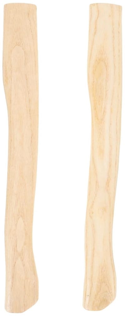 Dailygoods- Bijlhandvat 2-delig - Vervangend Houten Handvat - Houten/Stalen Wedges - Schokbestendig - Geschikt voor 14-Pound Bijlen - Duurzaam Hickory Hout - Bijl