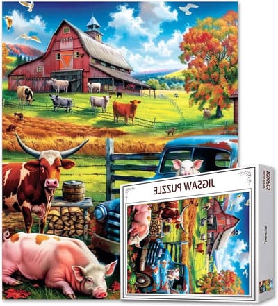 Legpuzzel 1000 stukjes - Puzzelspel Volwassenen - Ontspanning en Decoratie - Precisie gesneden stukjes - 50 x 70 cm