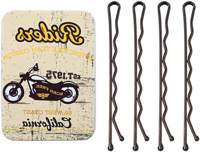 Lange bobbyspelden - Haarspelden jumbo - Haarstyling creëren - Stevige veilige grip - 100 stuks - Bruin