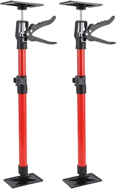 Telescopische Plafondhouders - Bouwsteunen - Plafond Installatie - Verstelbare Hoogte - 50-115 cm - Rood