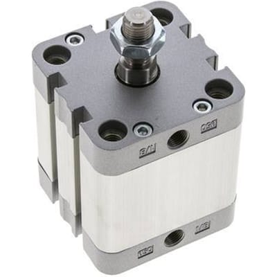 ISO 21287 Compacte Dubbelwerkende Cilinder 50-30mm - Magnetisch - Mannelijke Stang