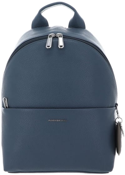 MANDARINA DUCK Leren vrije tijd rugzak rugzak Mellow Leather Backpack Iron petrol