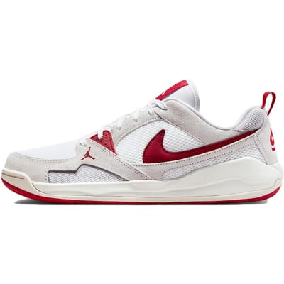 Air Jordan CMFT Era Wit Varsity Rood Heren Sneakers Zeil Zwart HJ6777-116 44.5 gray