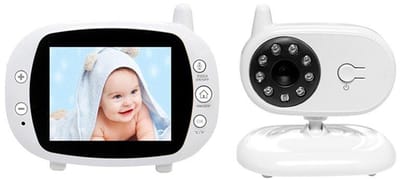 OmGoods - Dailygoody - Babycamera - Spraakcommunicatie - Duurzaam Ontwerp - Nachtlicht - Verbeterde Zoomvideo - Realtime Weergave - Geschikt voor Baby's - Model...