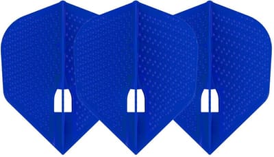 L-Style Champagne L3 Shape Dimple Blue - Dart Flights