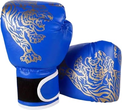 Nivard Bokshandschoenen - Kickboks Handschoenen - Boxing Gloves Set - Vecht Handschoenen - Heren - Dames - Tijger Zwart