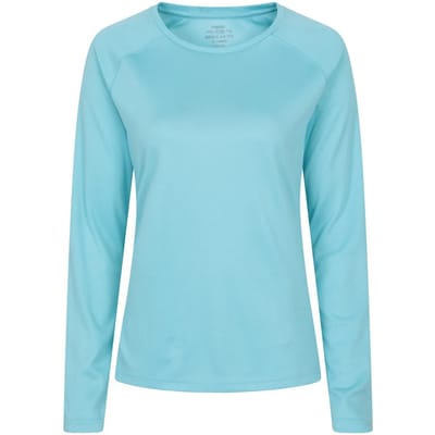 Mountain Warehouse Dames/Dames Endurance Top met lange mouwen (Lichtblauw)