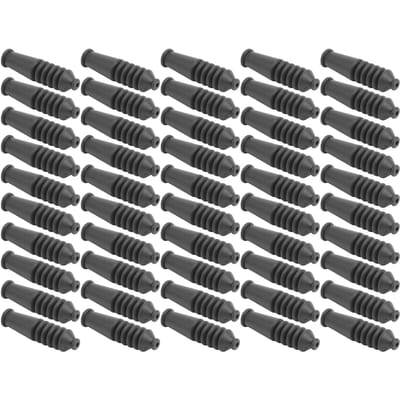50 Stuks Mountainbike V-Brake Noodle Bochtbeschermer Fiets Remleiding Rubber Stofdichte Hulzen gray