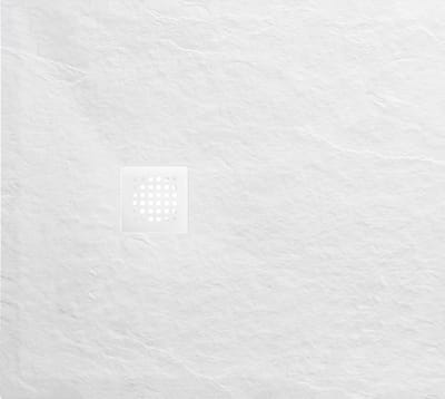 Stonea douchebak 80×90 cm – antislip composiet mat wit
