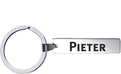 Sleutelhanger Met Naam - Pieter - RVS