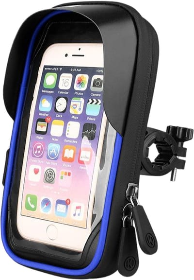 Waterdichte telefoonhouder voor op de fiets - 360° draaibare stuurtas - met touchscreen - houder voor fietsnavigatie - telefoonhouder met touchscreen voor mountainbike/racefiets - geschikt voor telefoons van 4,5-6,4 inch