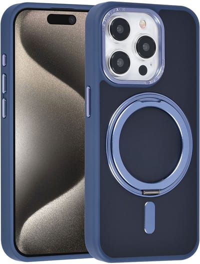 UNIQ Accessory Back Cover - Apple iPhone 15 Pro - Blauw - Valbescherming en MagSafe-compatibiliteit