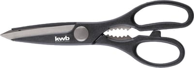 Kwb Huishoudschaar - 1x - 21,5 cm - RVS - linkshandig en rechtshandig - hobbyscharen / textielschaar
