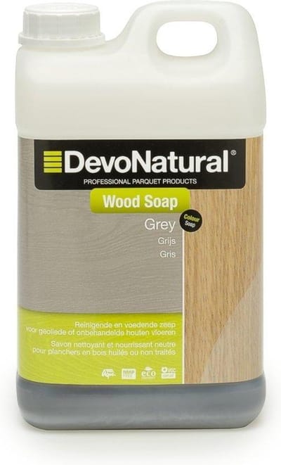 DevoNatural Wood Soap Grey / Houtzeep - 2 liter