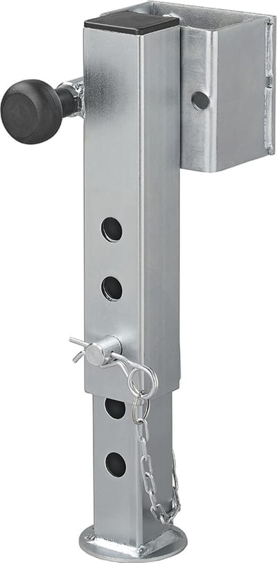 ProPlus Steunpoot - Parkeersteun - Verstelbare Uitdraaisteun - 34,5-44,5 cm - Stelpoot - Gegalvaniseerd - 1300 kg Draagvermogen - Buitenste buis 6 x 6 cm