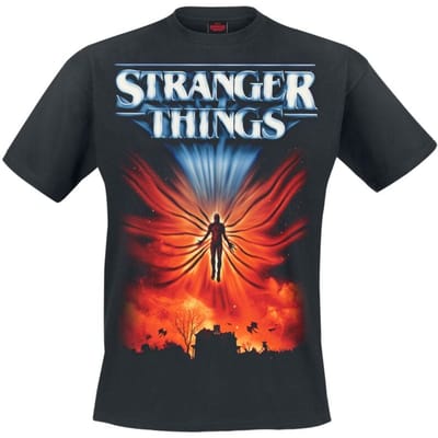 Stranger Things T-shirt - Rise Of Vecna Poster - M tot XXL - voor Mannen - zwart
