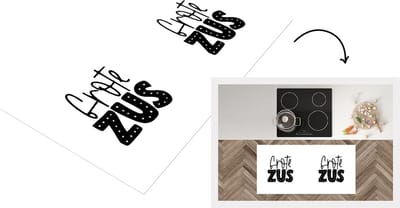 Keukenloper - Loper keuken - Grote zus - Spreuken - Zus - Quotes - Zussen - 120x60 cm - Keukenloper vinyl