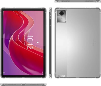 Cadorabo Hoesje geschikt voor Lenovo Tab M11 in VOLLEDIG TRANSPARANT - Beschermhoes gemaakt van flexibel TPU Silicone Case Cover