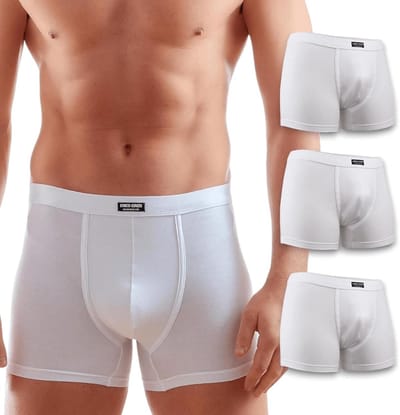 3-Pack Heren Boxershorts Katoen Elastisch Met Brede Tailleband Comfortabel