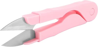 Mini Draad Scharen voor Huishoudelijk Gebruik, Roestvrijstalen Naaischaar met Deksel, Draadknippers voor Quilten en Borduren (Roze)