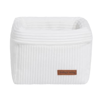 Baby's Only Commodemandje - Opbergmandje - Commode organizer - Babykamer accessoires Sense - Wit