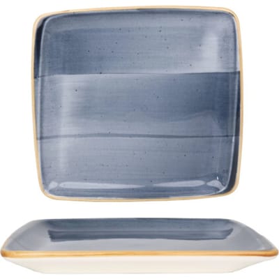 Bonna Serveerschaal - Aura Dusk - Porselein - 22x20 cm - set van 2