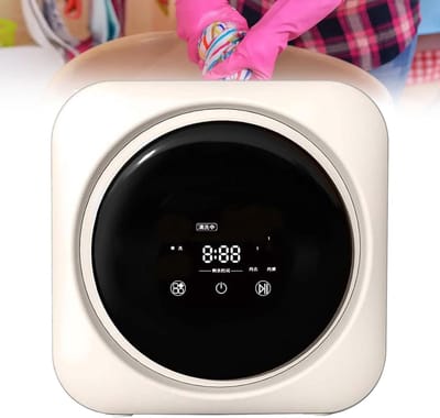 Compacte 2-in-1 Wasmachine en Droger met LCD Bedieningspaneel - Geschikt voor Kleine Ruimtes en Wandmontage