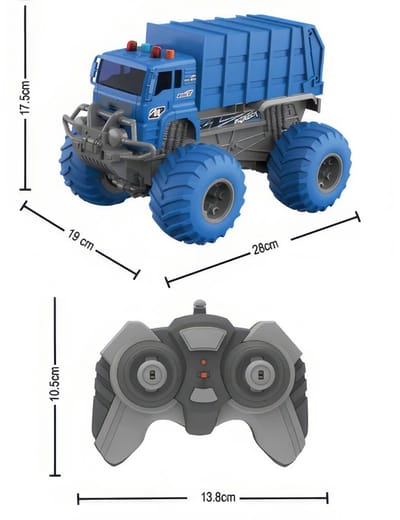CRAZON R/C Telegeleide vrachtwagen licht en geluid 2.4GHz