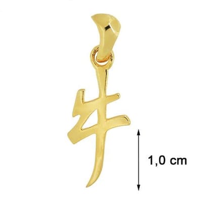 Blinx Jewels Vergulden Hanger Chinese Horoscoop Buffel