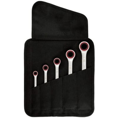 Bosch Professional Ringsteeksleutelset met ratel 5-delig in etui - 1600A02Z3D