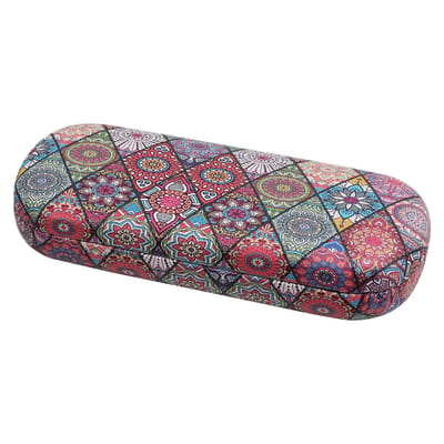Dailygoods- Brillenetui Hard Shell - Harde Brillenkoker - Beschermhoes voor Dames/Heren/Kinderen - PU-Leren Zonnebrildoos - Modieuze Prints - Bescherming tegen Krassen