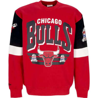 Sweatshirt met ronde hals voor heren NBA All Over Crew 3.0 Chibul Originele teamkleuren