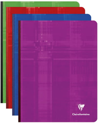 Clairefontaine 69741C, Patroon, Verschillende kleuren, 96 vel, 90 g/m², Softcover, Universeel