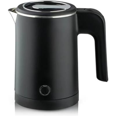 Reis Elektrische Waterkoker Thee Koffie 0.8L Roestvrijstalen Draagbare Waterkoker Pot Voor Hotel Familie Reis Keuken Slimme Waterkoker Pot EU gray