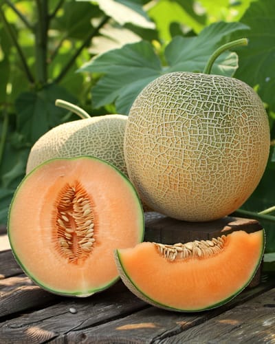 2 sets - Klimmende Meloen Zaden Rampicante Zuccherino Cucumis Melo Eenjarig