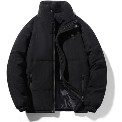 Nieuwe Corduroy Jas Heren Katoen Gevulde Jas Losse Hoge Kwaliteit Jeugd Winterkleding Heren Katoen Gevulde Jas Gevulde Warme Katoen Gevulde Jas. 5XL black