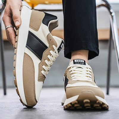 Chunky Sneaker Mode Comfortabele Heren Casual Schoenen Outdoor Ademend Hoogteverhogende Plateauschoenen 39 white