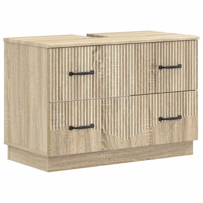 vidaXL - Wastafel - kabinet - voor - de - badkamer - HOORN - Sonoma - Eiken