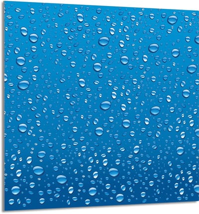 TMK ArtDeko - Panel Snijplank - Sproeivorm - Glasbescherming - 60x65 cm