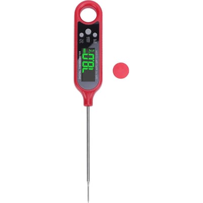 Digitale Vleestemperatuursonde RVS Sonde Penstijl IPX6 Waterdichtheid Eten Water black