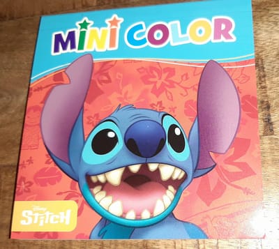 Mini color - kleurboek - Disney kleurboekje Lilo & Stitch - pocket - 10 x 10,5 cm