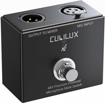 XLR Microfoon Voetschakelaar voor Mute Functie