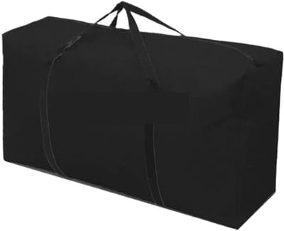 Verhuis Tas - Grote Opbergzak - Spullen Opslaan - Waterdicht Oxford Materiaal - 80 Liter Capaciteit - Zwart