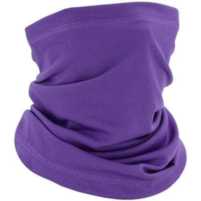 Multifunctionele hoofddoek nekbedekking man vrouwen hoofd gezicht nek gaiter tube muts sjaal bandana stofdicht bivakmuts paars