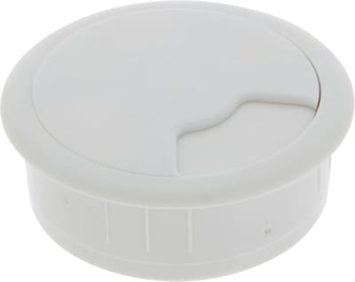 Starx -kabeldoorvoerdop / snoerdoorlater - 60 mm -4 standen - Creme wit
