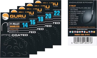 Guru F1 Pellet Hook | Haakmaat 14
